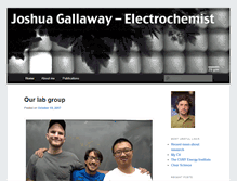 Tablet Screenshot of joshuagallaway.com